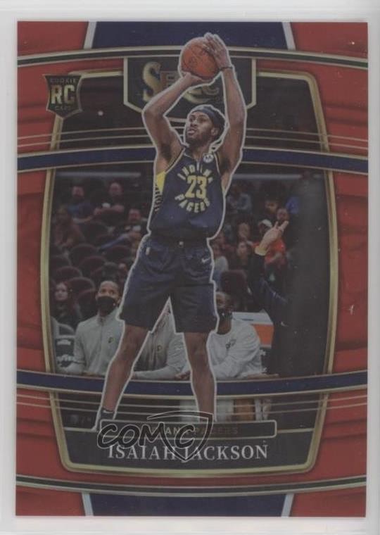 2021 Panini Select Concourse Red Prizm 184/199 Isaiah Jackson #55 Rookie RC 0nr3