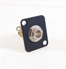 PROCRAFT D-14B D Type Plate w/ Switchcraft 14B Stereo Jack W/Shunts