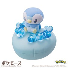 Takara Tomy Pokemon PokePeace Doll Full of Hearts Piplup Mini Figure
