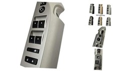 Window Master Switch, Gray Bezel, Lock,  Mirror for 2007-2009 Chevrolet