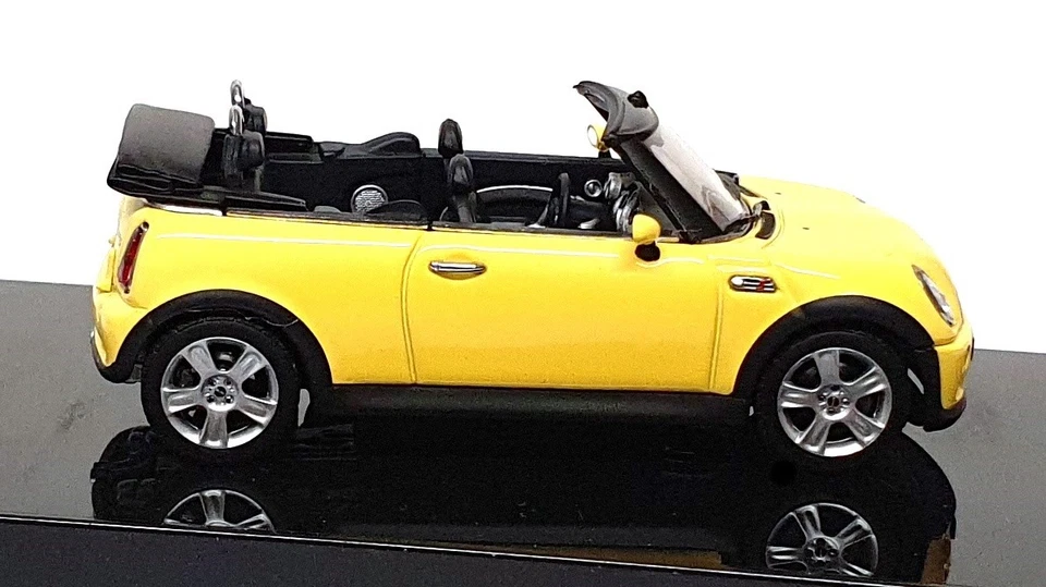 Autoart 1/43 Scale Diecast 54851 - Mini Cooper S Cabriolet - Yellow - Image 3 of 4