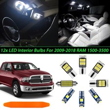 Interior Led Lights Bulbs Kit Package 12pcs For 2009-18 Dodge Ram 1500 2500 3500 Interior Led Lights Bulbs Kit Package 12pcs For 2009-18 Dodge Ram 1500 2500 3500