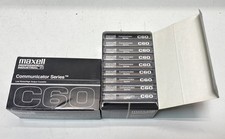 Lot of 20 Maxell C60 PRO INDUSTRIAL Communicator Series Blank Cassette Tapes