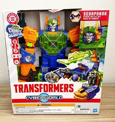 Scorponok Transformers Cyberworld With Lights And Sounds New In Box Ages 6+
