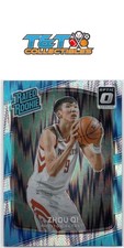 Zhou Qi 2017-18 Donruss Optic Shock #151 Houston Rockets RC 14a