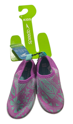 #ad Speedo Kids Splash And Sun Bootie Small 5 6 Neon Violet $14.49