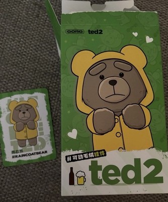Authentic POPMART GONG Ted 2 Plush Bear Keychain confirmed