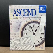 Franklin Quest Ascend Version 4.0 Windows 3.0 3.1 3.5  5.25  Disk Factory Sealed