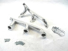 1937-48 Ford Flathead V8 Exhaust Headers Chrome H61001c 1937-48 Ford Flathead V8 Exhaust Headers Chrome H61001c