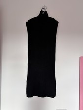 Women's Primark Sleeveless Roll Neck Knitted Midi Maxi Dress Size UK 4/6