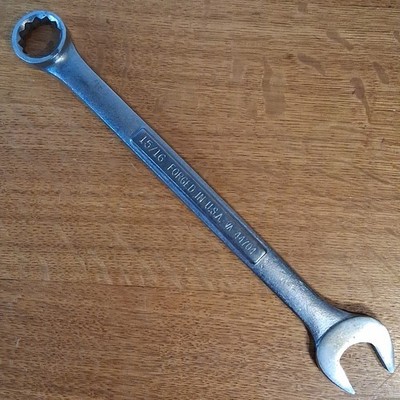 Craftsman 15/16'' Combination Wrench 12 Point 44704 -VA- Series Forged In USA