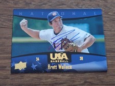 2008 Upper Deck USA Baseball National Team Brett Wallace Autographed Card ASU