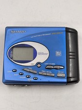 Sharp MD-SR70 Minidisc Recorder Not Working For Parts Blue