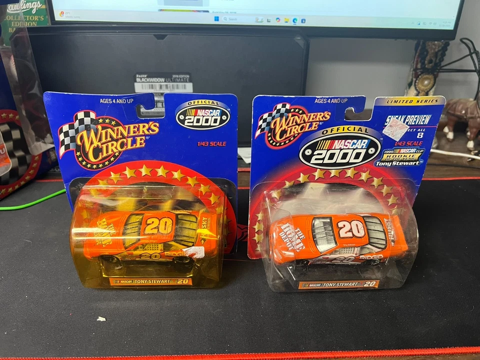 Tony Stewart #20 WINNER'S CIRCLE eight 1/43 cars and one 1/24 car 9 TOTAL cars - Image 4 of 4