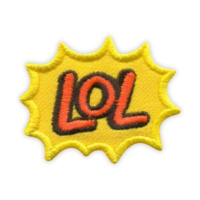 Sprechblase - LOL Patch/Abzeichen bestickt