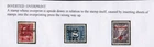 3 x Inverted Overprint Stamps