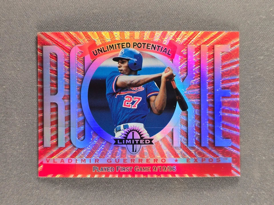 Donruss Limited Exposure #6 1997 Barry Bonds Vladimir Guerrero Unlimited Foto 2 de 4