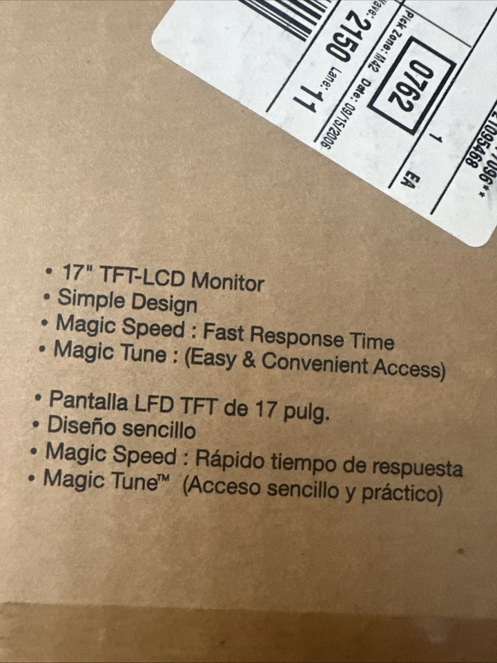 Samsung SyncMaster 17-inch Black LCD Monitor 731B - Image 3 of 4