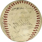 Rare Mel Ott, Joe Dimaggio, Boxing Legend James Braddock Signed Baseball PSA DNA