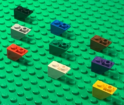 LEGO (x4) SLOPE INVERTIDO 45 1x2 #3665 - Imagen 1 de 21