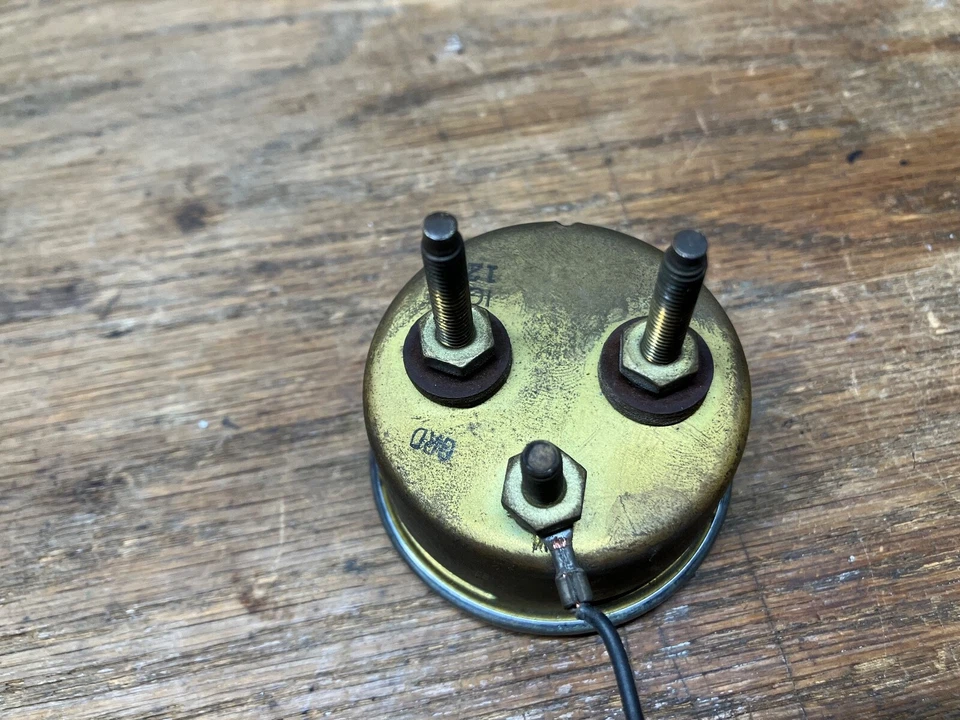 Manómetro de presión de aceite Steward Warner vintage 2 1/16" Foto 2 de 2