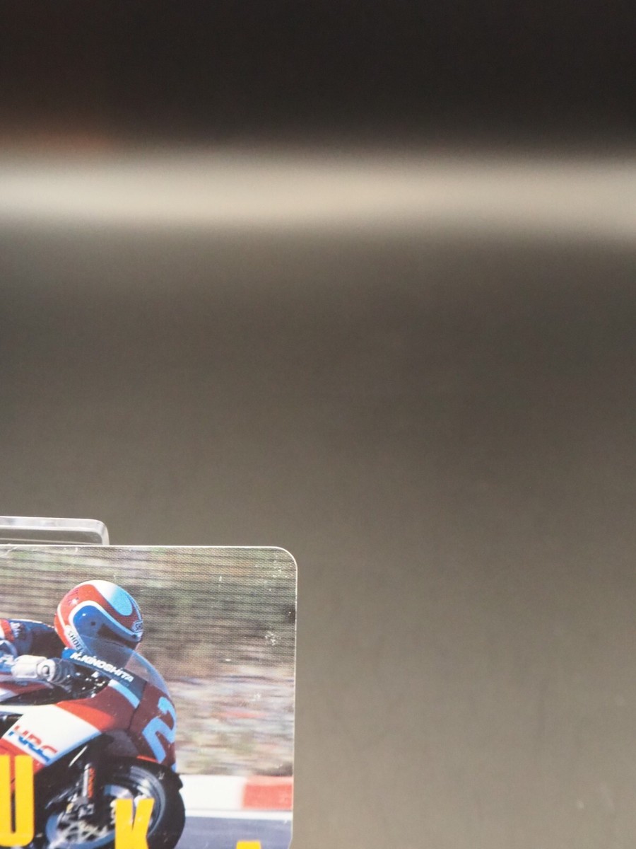 Suzuka Keiji Kinoshita 1989 Telephone Card Race Bike Retro NTT