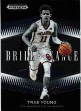 2022-23 Panini Prizm Draft Brilliance #BR-TY Trae Young Silver Hyper Prizm