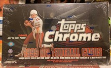 1999 TOPPS CHROME NFL FOOTBALL HOBBY BOX - MCNABB RC CULPEPPER ROOKIE REFRACTOR
