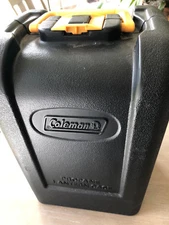 COLEMAN #5154 PROPANE LANTERN: TWIN MANTLE, ELECTRIC IGNITION, & CASE