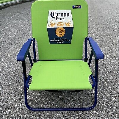 CORONA EXTRA BEER WIDE OPEN FOLDING COLLAPSIBLE CANVAS BEACH CORONA EXTRA BEER WIDE OPEN FOLDING COLLAPSIBLE CANVAS BEACH