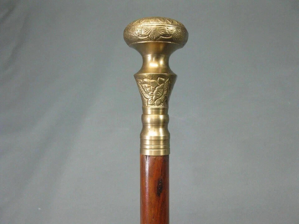 NEW SOLID ANTIQUE SOLID BRASS HANDLE VINTAGE DESI… - image 4