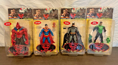 4 DC Direct Superman & Batman Enemies Among Us Complete Figure Set 2009