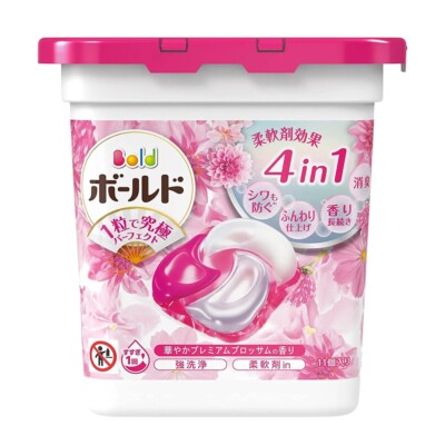 P&G Bold Gel Ball 4D Laundry Detergent Pods Premium Blossom 11 pks