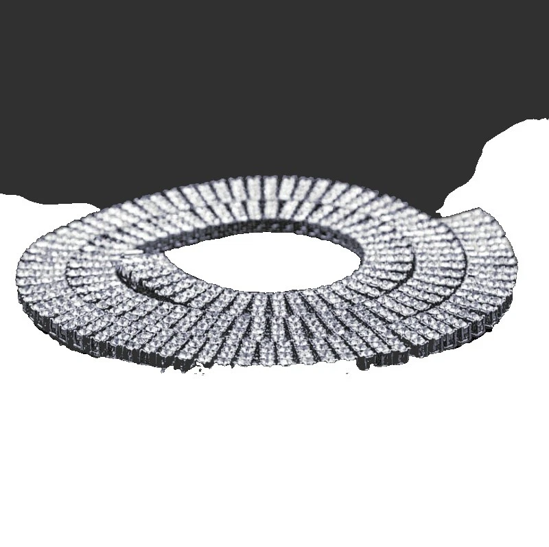 Collares y colgantes de cristal de oro blanco para hombre