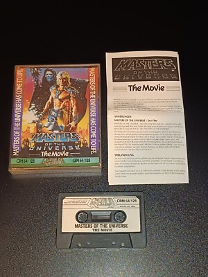 Commodore C64 Spiel auf Kassette '' Masters of the Universe - The Movie ''