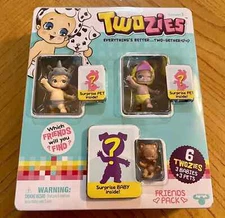 NEW Twozies Season 1 Friends Pack 3 Babies 3 Pets I9
