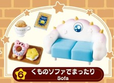 Re-ment Kirby Pupupu Cafe Time figure toy /6 Sofa / Figurine New Japan