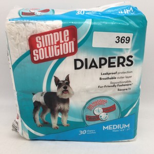 medium dog diapers