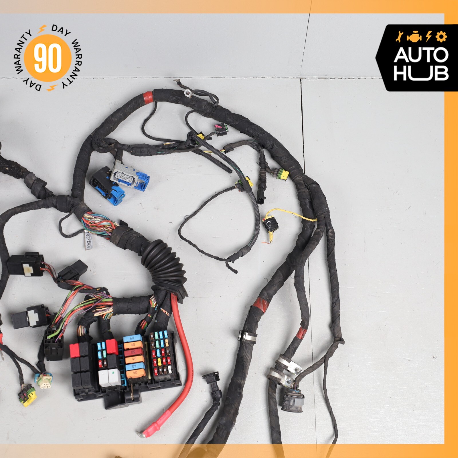 08-10 Maserati GranTurismo M145 4.2L Engine Bay Fuse Box Wiring Harness OEM