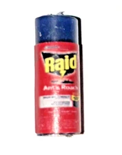 Dollhouse Miniature Raid Ant & Roach Bug Spray Killer Product Can Red 1:12