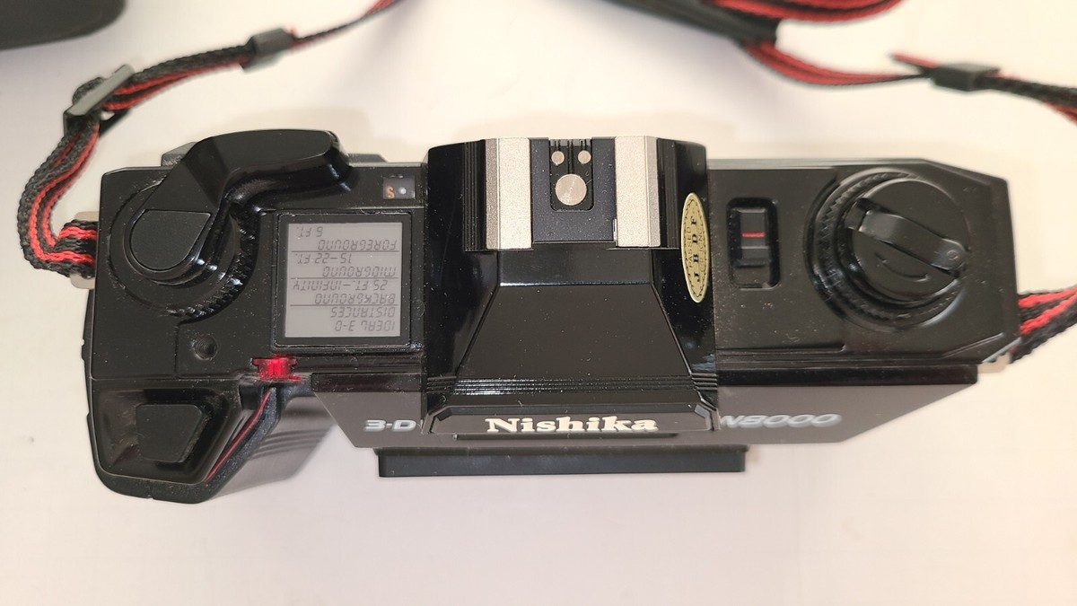Nishika N8000 3D Camera 30mm Quadra Lens System With Fitted
