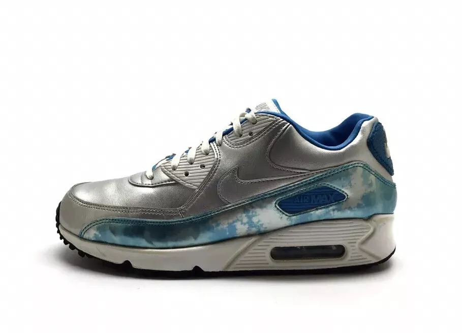 Air max 90 premium sneakers shoes silver clearance womens