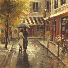 Art Romantic Ceramic Mural Backsplash Bath Tile #642