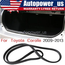 For Toyota Corolla 1x NEW Weatherstrip Trunk Lid Rubber Seal 2009-2013