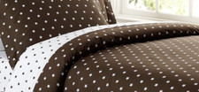 Pottery Barn Kids Organic cotton FULL / Queen Brown Star Duvet cover comforter