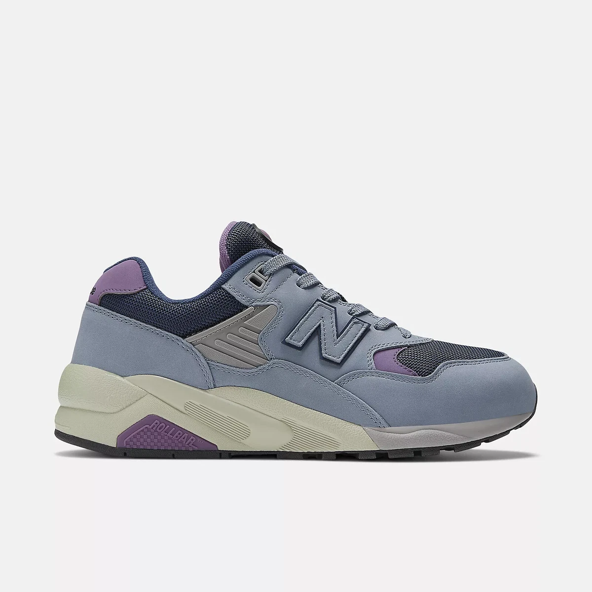 New Balance 580 Men s in Arctic grey with nb navy and dusted grape