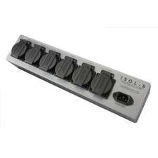 ISOL-8 Powerline 6 Way Mains Block/Power Strip
