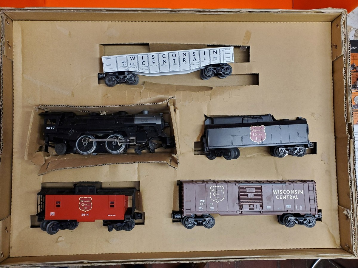 Lionel Complete OGauge Train Set Wisconsin Central Highball