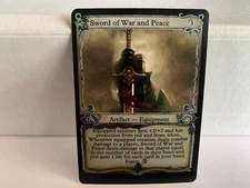 Sword of War and Peace - - Altered Art - - Commander - EDH -