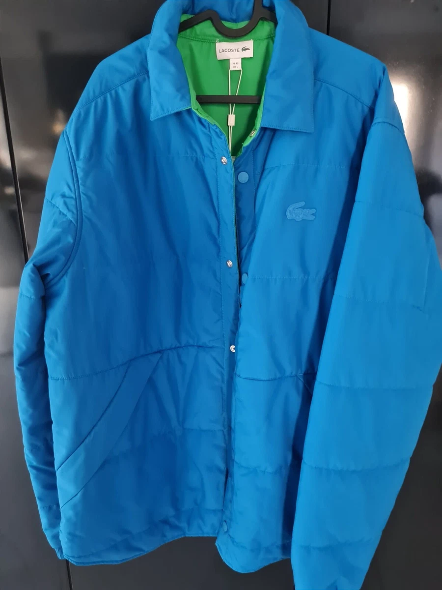LACOSTE Reversible Blue Green Jacket NEW WITH TAGS Large Size eBay